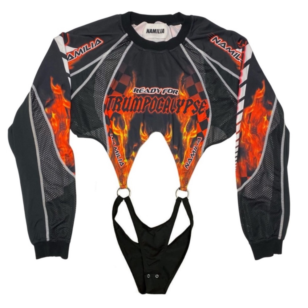 NAMILIA Flame Racer Bodysuit (M)